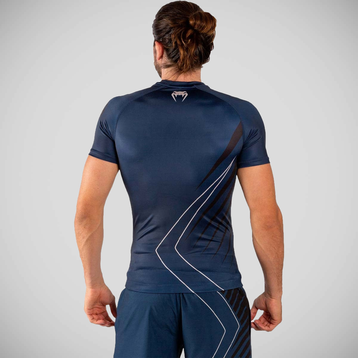 Navy-Black Venum Contender 5.0 Kort ermet Rash Guard