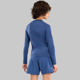 Venum Konkurrent Kinder Langhülle Rash Guard Royal Blue
