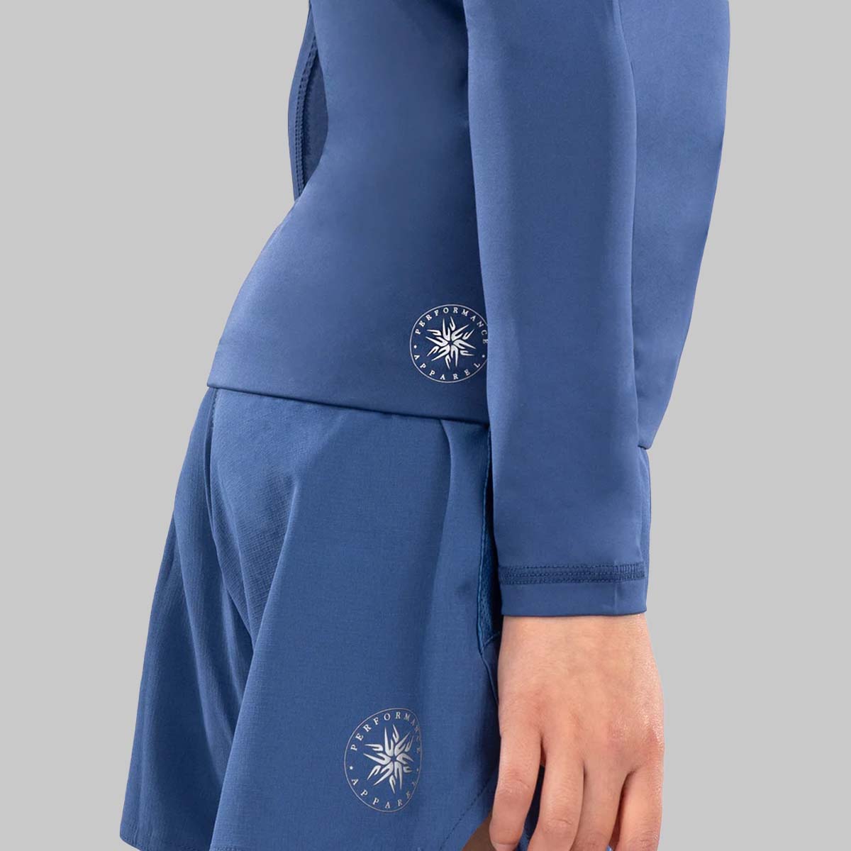 Venum Konkurrent Kinder Langhülle Rash Guard Royal Blue