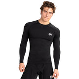 Venum Contender с длинным рукавом Rash Guard Black/White