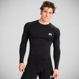 Venum Contender с длинным рукавом Rash Guard Black/White