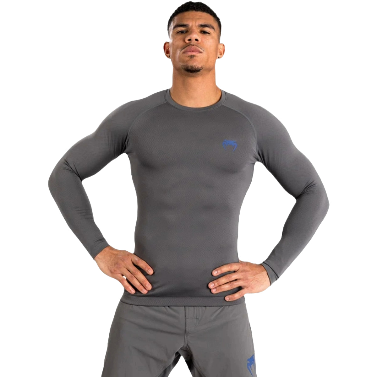 Venum Contender Long Sleeve Rash Guard Grey