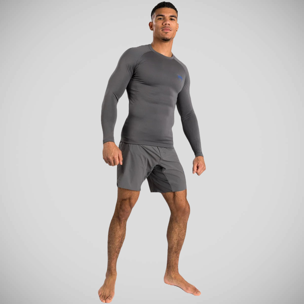 Venum Contender Long Sleeve Rash Guard Grey