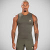 Venum Contender Sleeveless Rash Guard Khaki