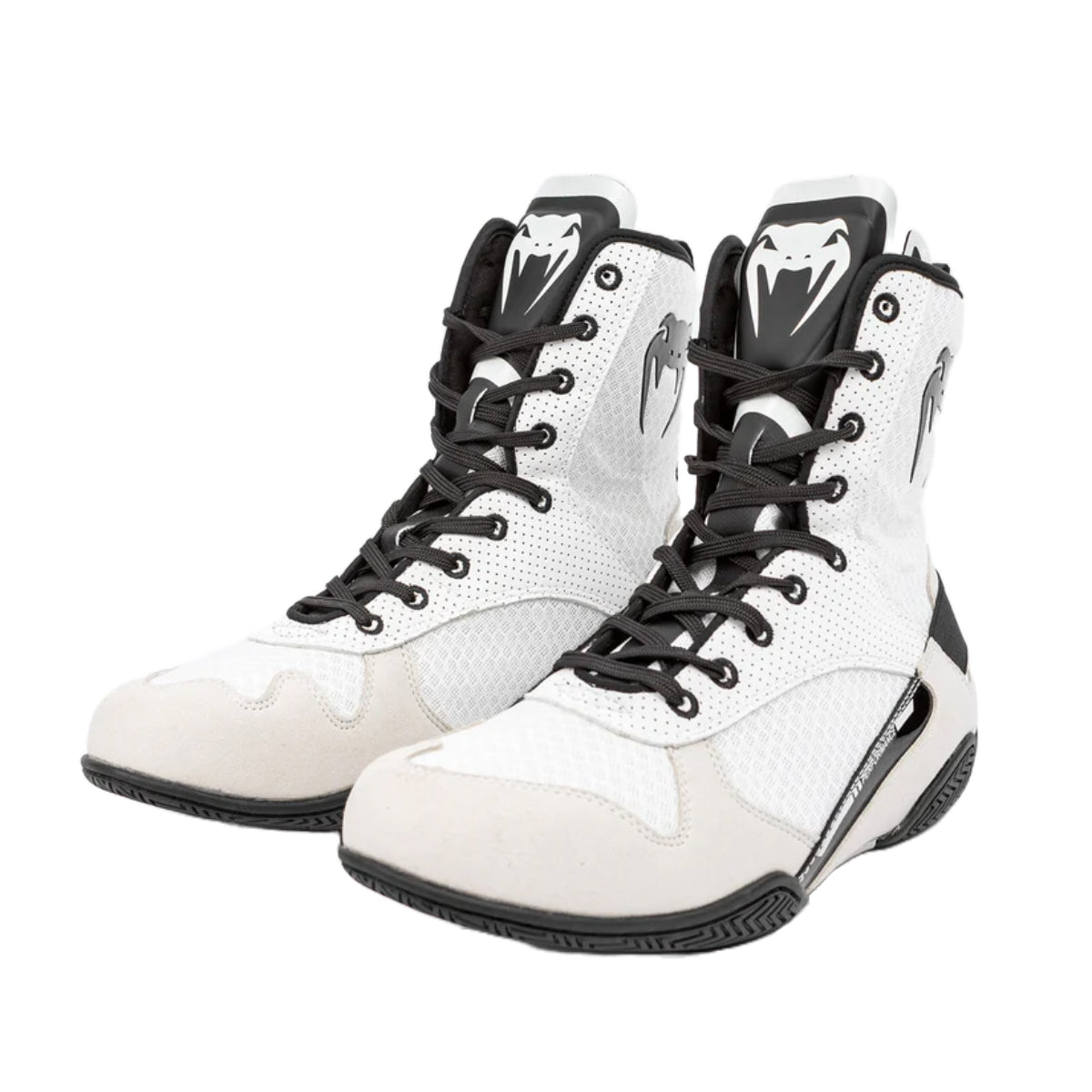 Venum Elite Boxing Boots White/Black