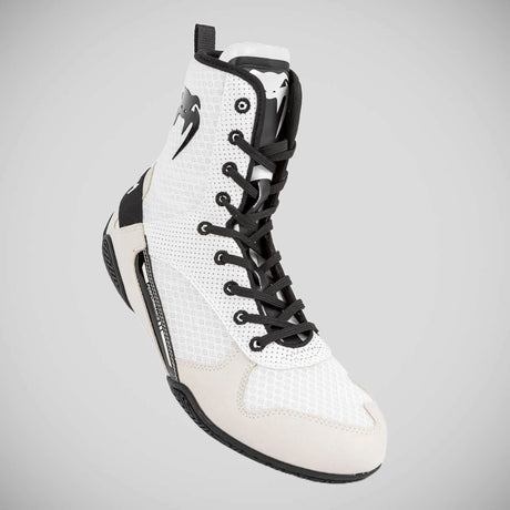 Venum Elite Boxing Boots White/Black