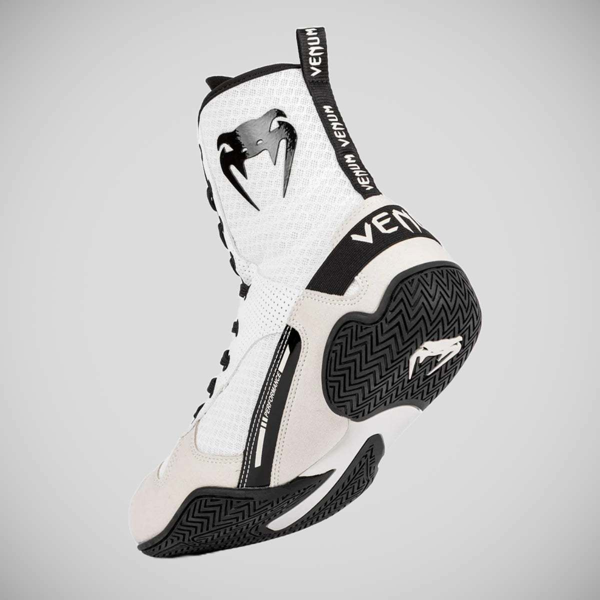 Venum Elite Boxing Boots White/Black