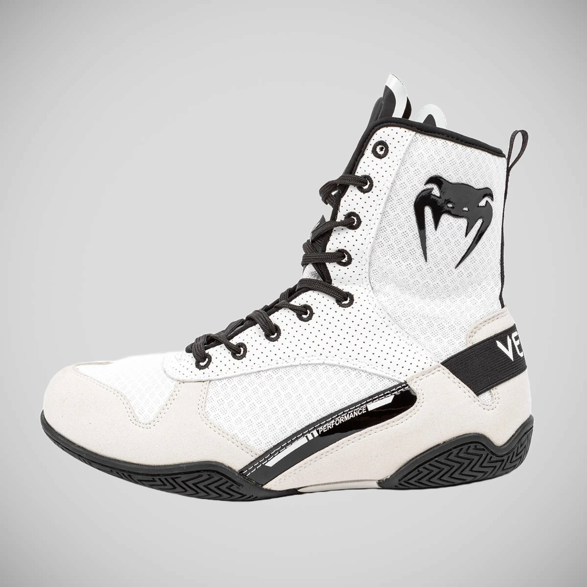 Venum Elite Boxing Boots White/Black