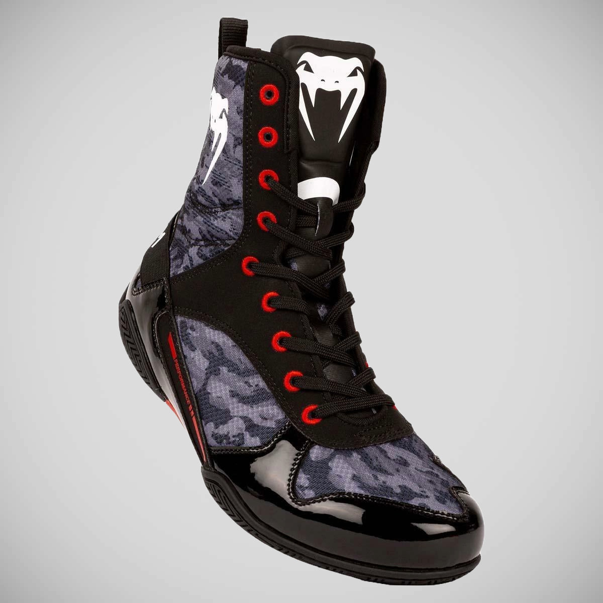 Sapatos de boxe de elite de venum camuflagem escura