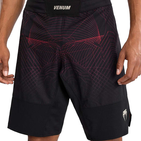 Venum Shorts de luta aérea g-fit preto/vermelho