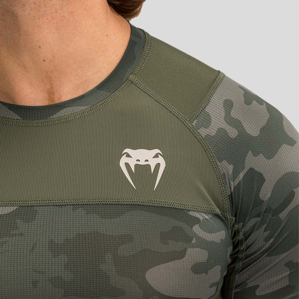 Venum G-FIT Air Short Sleeve Rash Guard Army Camo