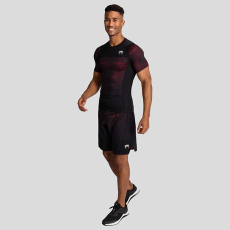 Venum G-Fit Air Short Sleeve Rash Guard Black/Red