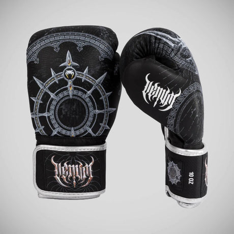 Venum Gladiator 5.0 Boxing Gloves Black/Silver