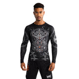 Venum Гладіатор 5.0 Довга рукава Висипка Чорний/Срібло