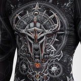 Venum Гладіатор 5.0 Довга рукава Висипка Чорний/Срібло