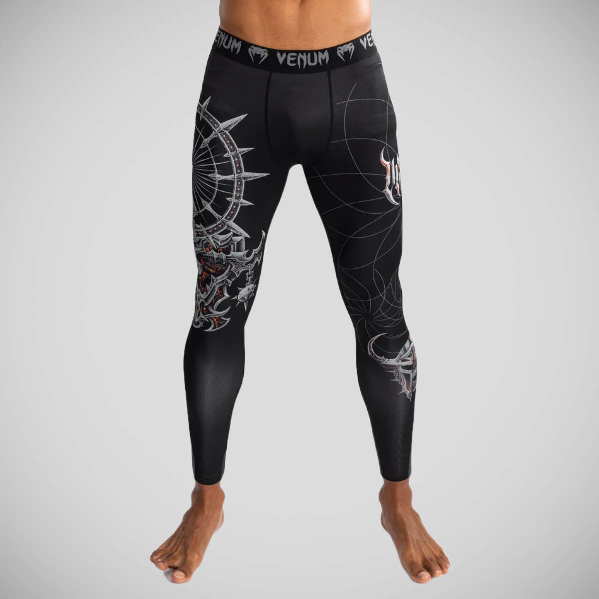 KOYES MMA Spats - Men's No-Gi Compression Leggings For BJJ, Grappling, Muay Thai