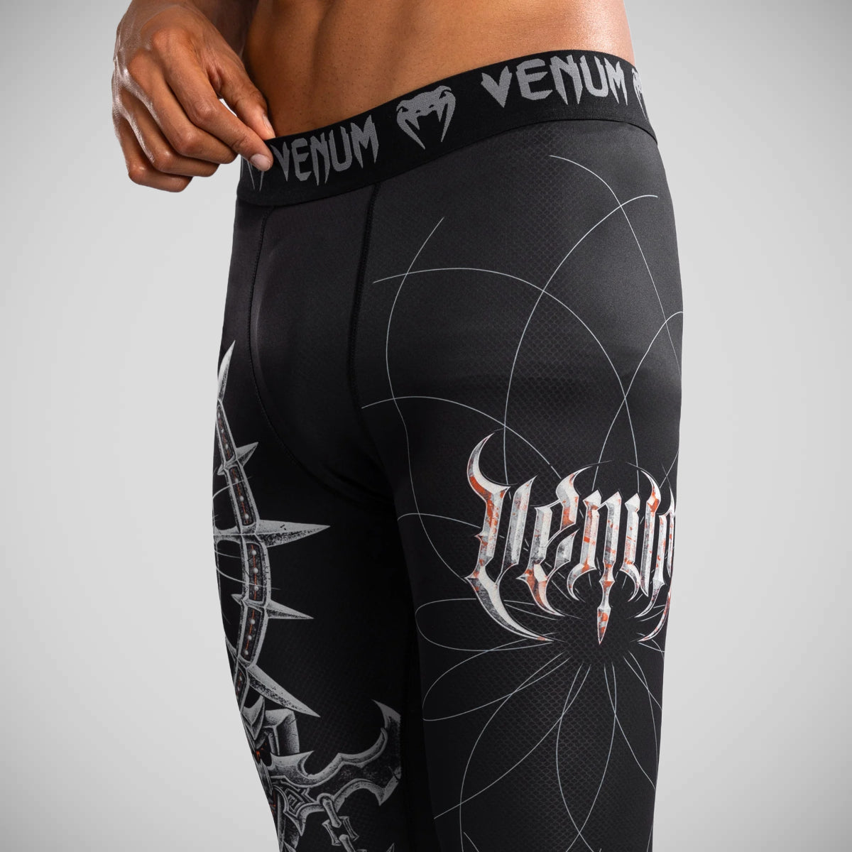 Venum Gladiator 5.0 Spats schwarz/silber