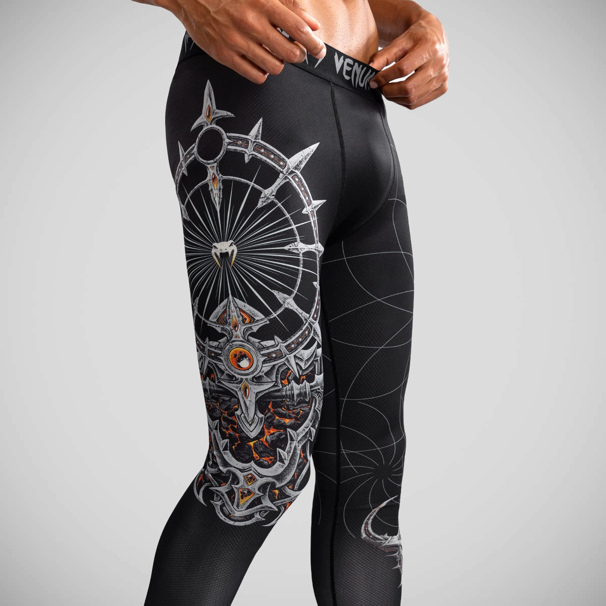 Venum Gladiator 5.0 Spats schwarz/silber