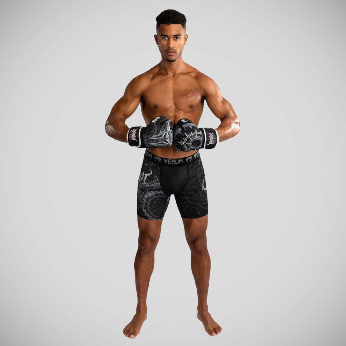 Venum Gladiator 5.0 Vale Tudo Shorts Schwarz/Silber