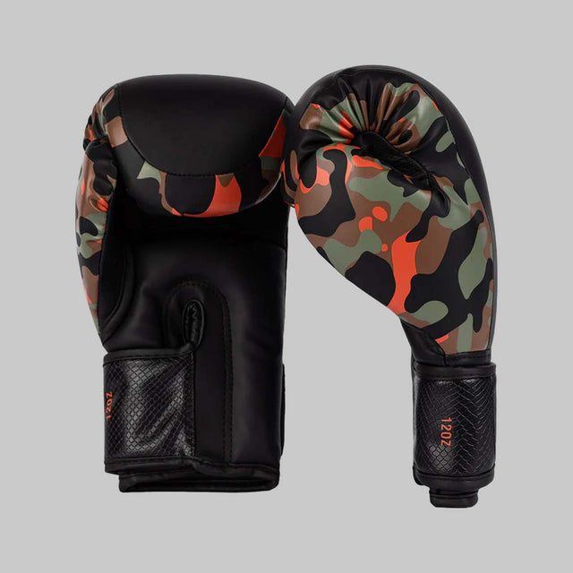 Venum Jungle Ops Boxing Gloves Black/Khaki Camo