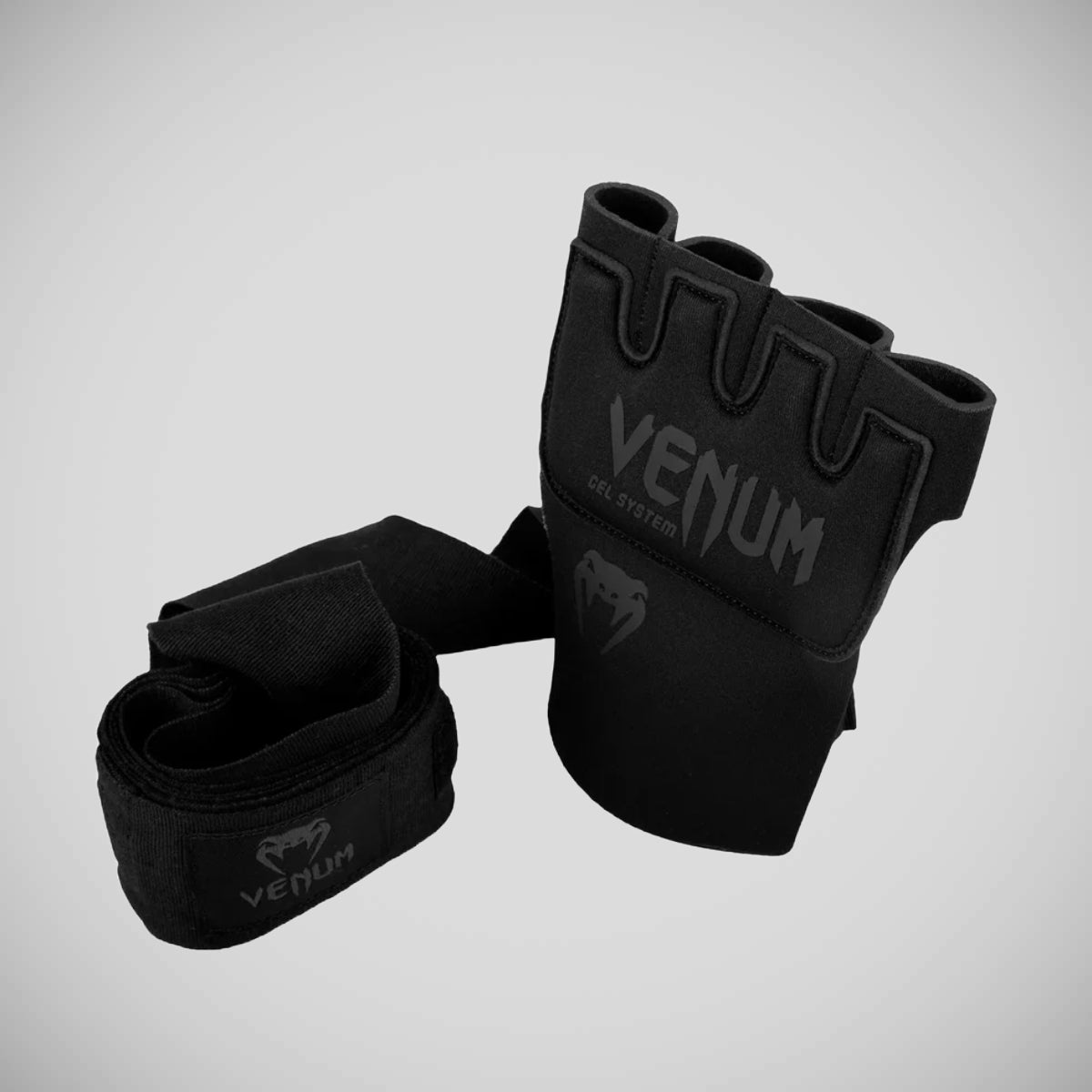 Venum Kontact Gel Quick Hand Wraps Black/Black