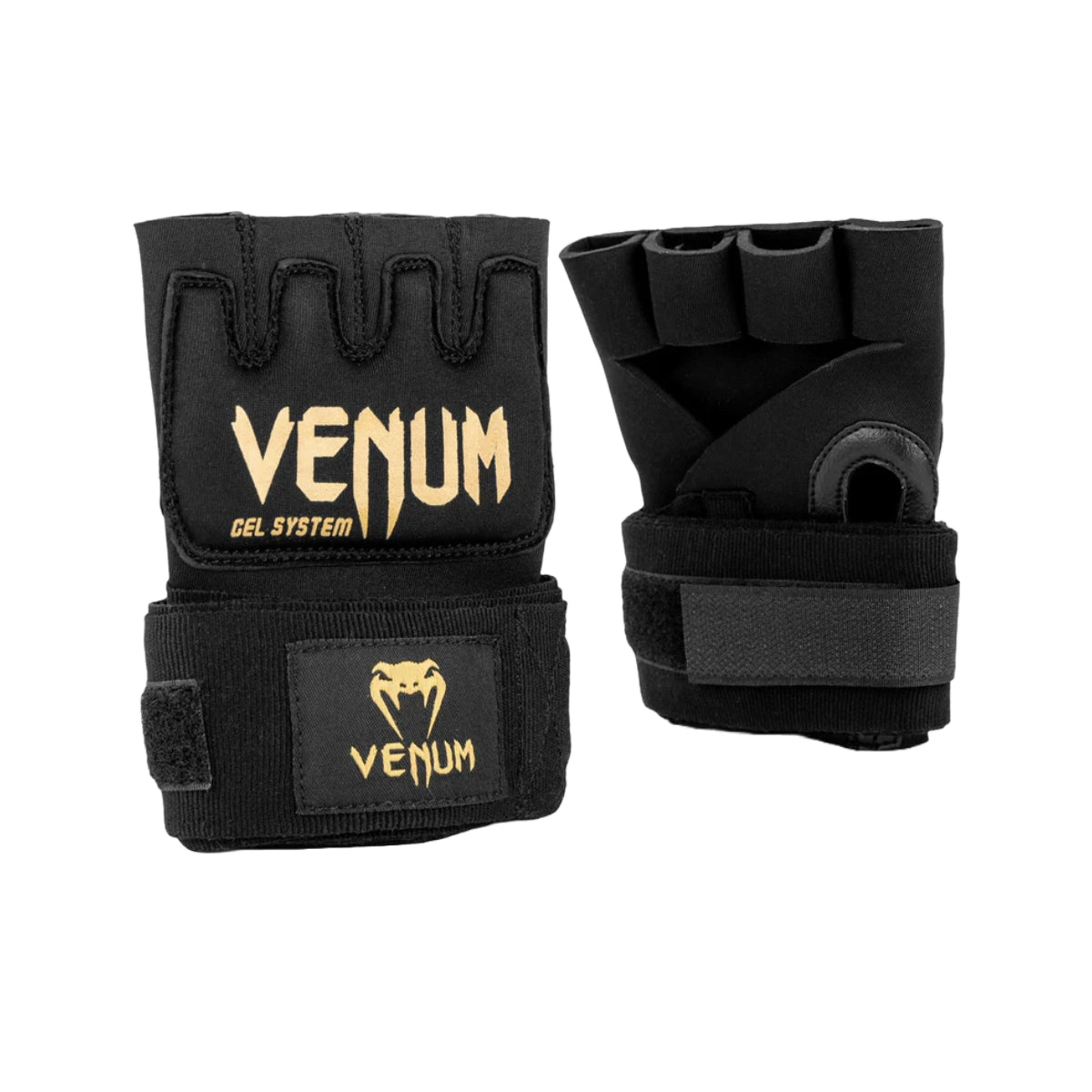 Venum Kontact gel envoltura a mano rápida negro/dorado