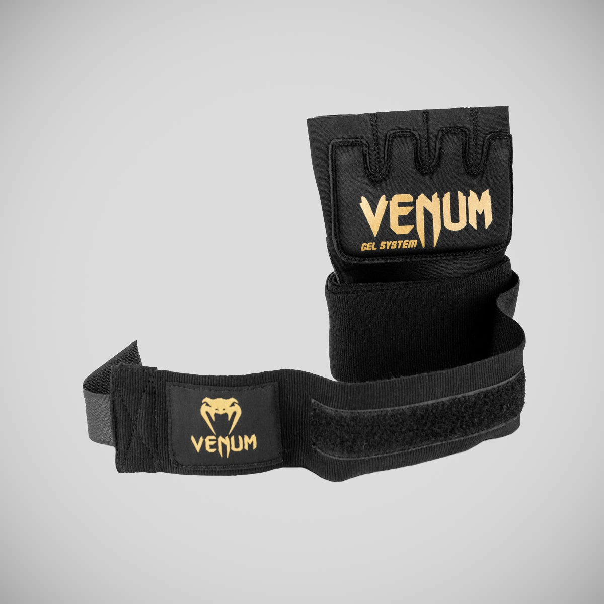 Venum Kontact gel envoltura a mano rápida negro/dorado
