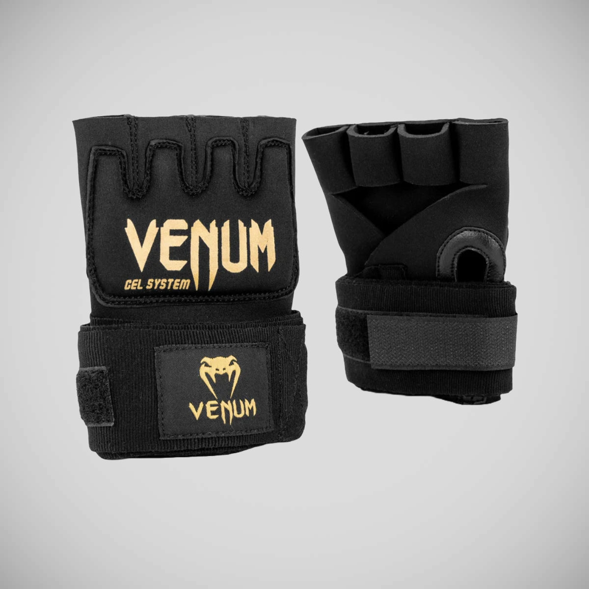 Venum Kontact gel envoltura a mano rápida negro/dorado