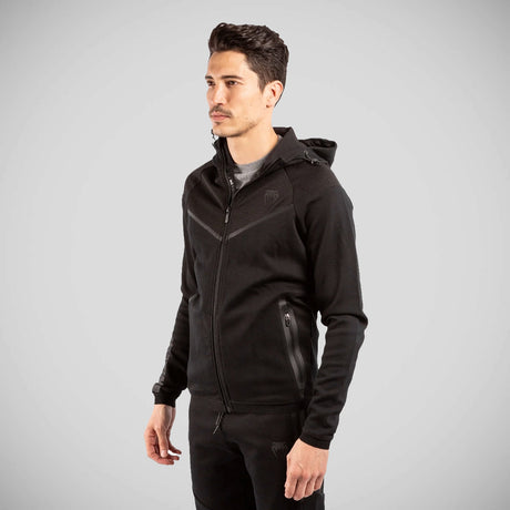 Venum Laser Evo 2.0 Reißverschluss Hoodie Schwarz/Schwarz
