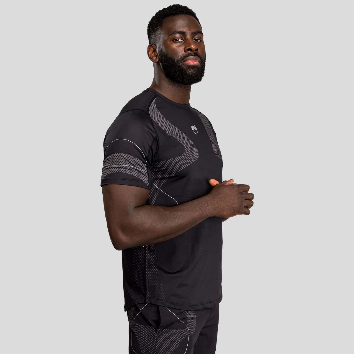 Venum Nexus Dry Tech T-Shirt Black/Silver