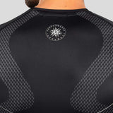 Venum Nexus Long Sleeve Rash Guard Schwarz/Silber