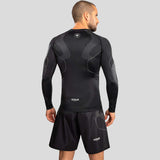 Venum Nexus Long Sleeve Rash Guard Schwarz/Silber