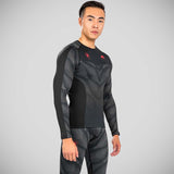 Venum Phantom Long Sleeve Rash Guard Black/Red