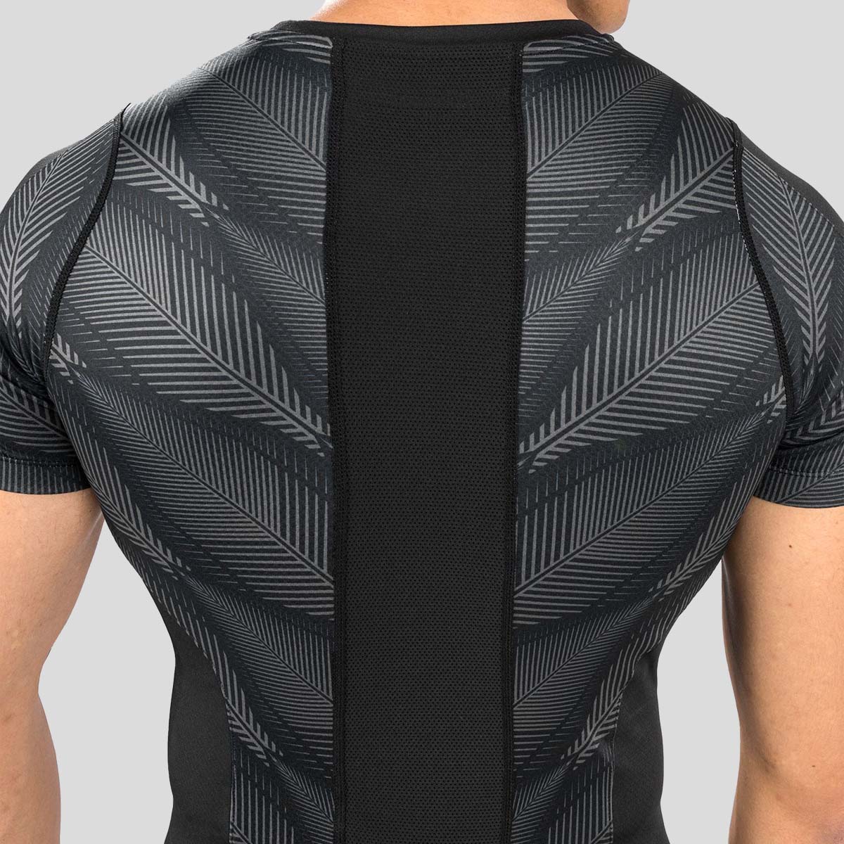 वेनम फैंटम शॉर्ट स्लीव रैश गार्ड ब्लैक/रेड