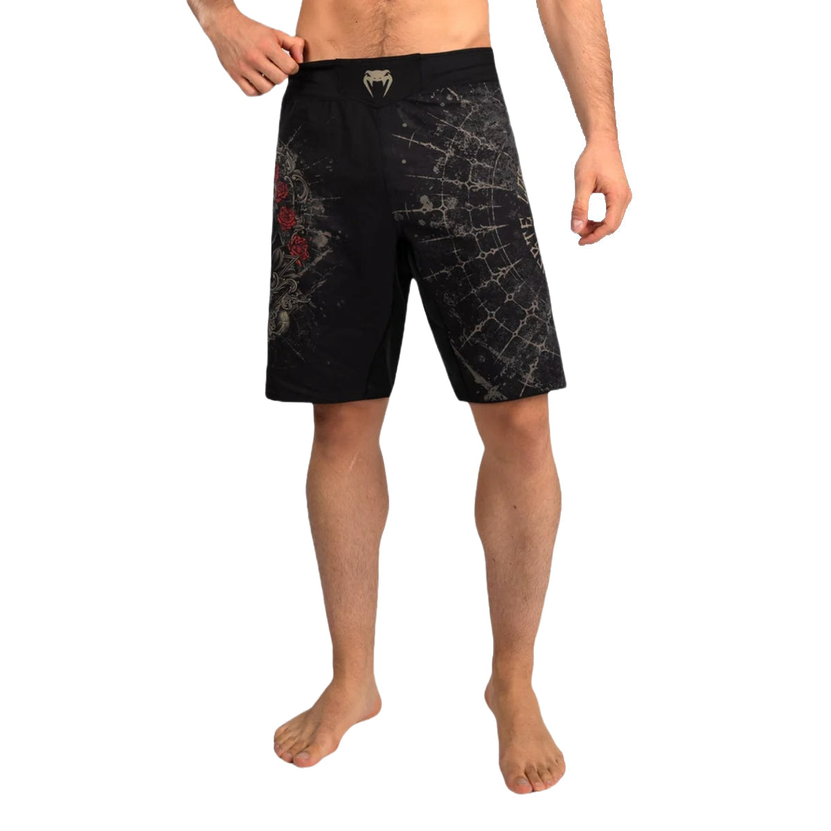Venum Santa Muerte 5.0 Fight Shorts Black/Gold