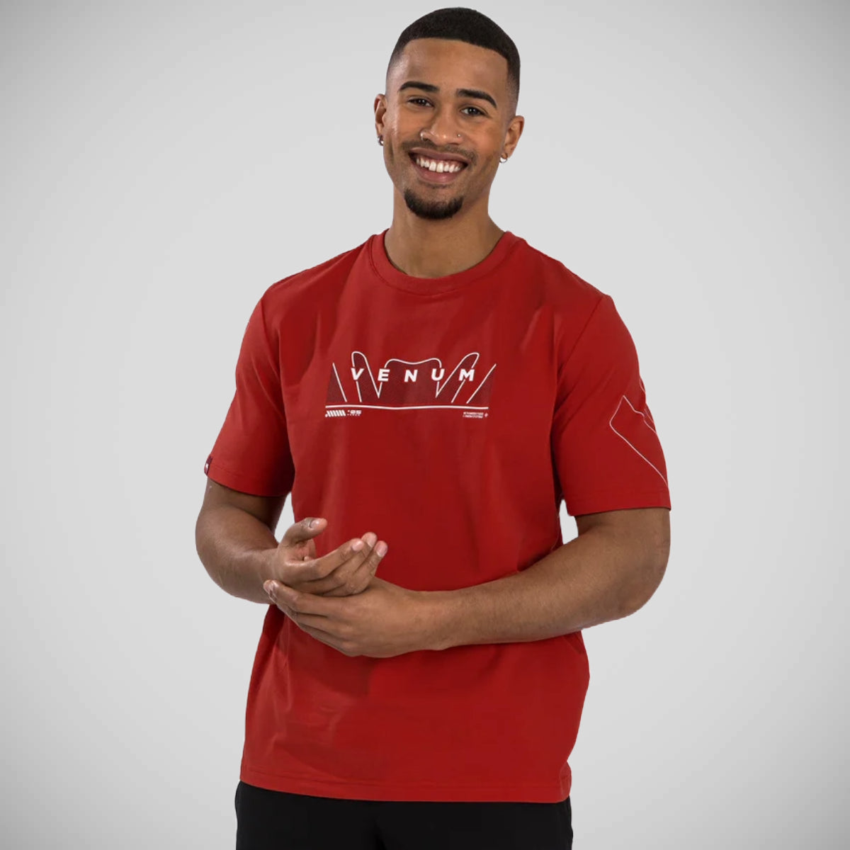 Venum Schlangendruck T-Shirt rot