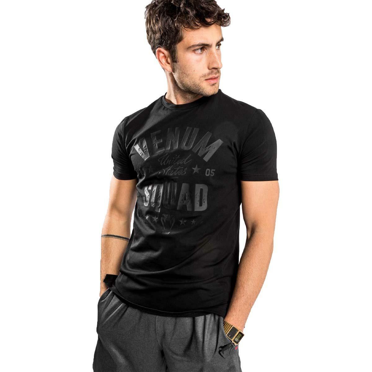 Venum Camiseta de escuadrón negro