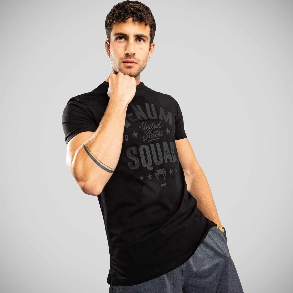 Venum T-shirt della squadra nera