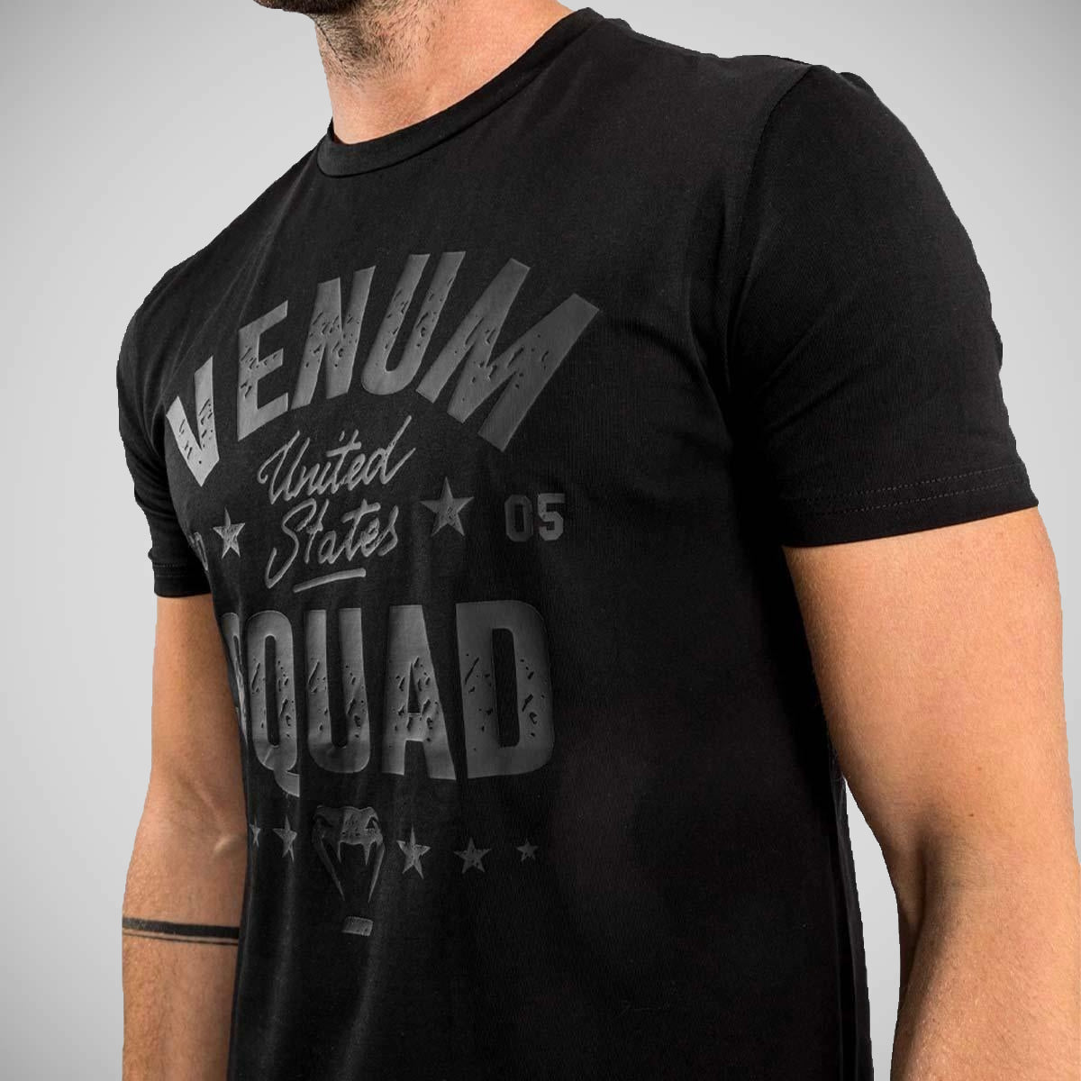 Venum Camiseta de escuadrón negro