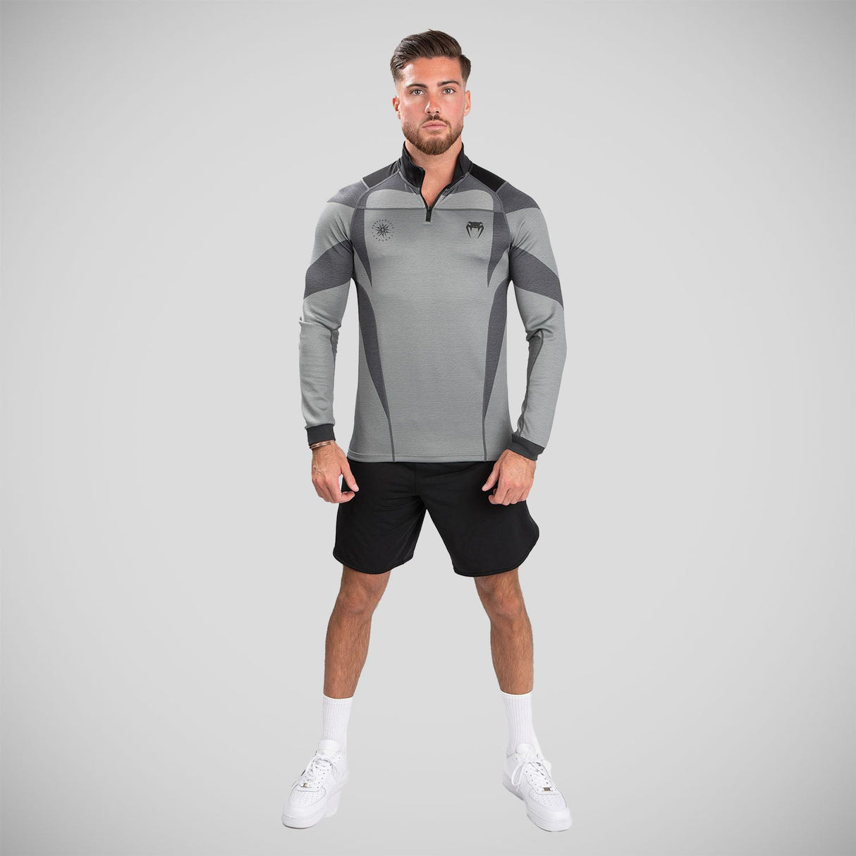 Venum Stein Langarm Trockentechnologie T-Shirt grün