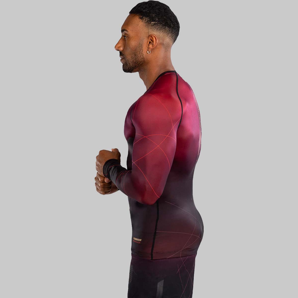 Gold Rash Guard Designs Venum Tactical XT Long Sleeve Rash Guard Black/Burgundy/Gold from ...