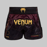 Venum Tactical XT Muay Thai Shorts Black/Burgundy/Gold