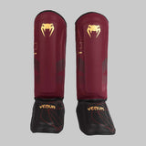 Venum Tactical XT Shin Guards Black/Burgundy/Gold