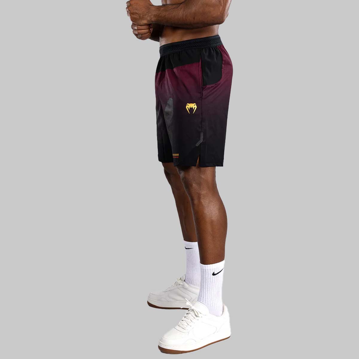 Venum Tactical XT Training Shorts Black/Burgundy/Gold