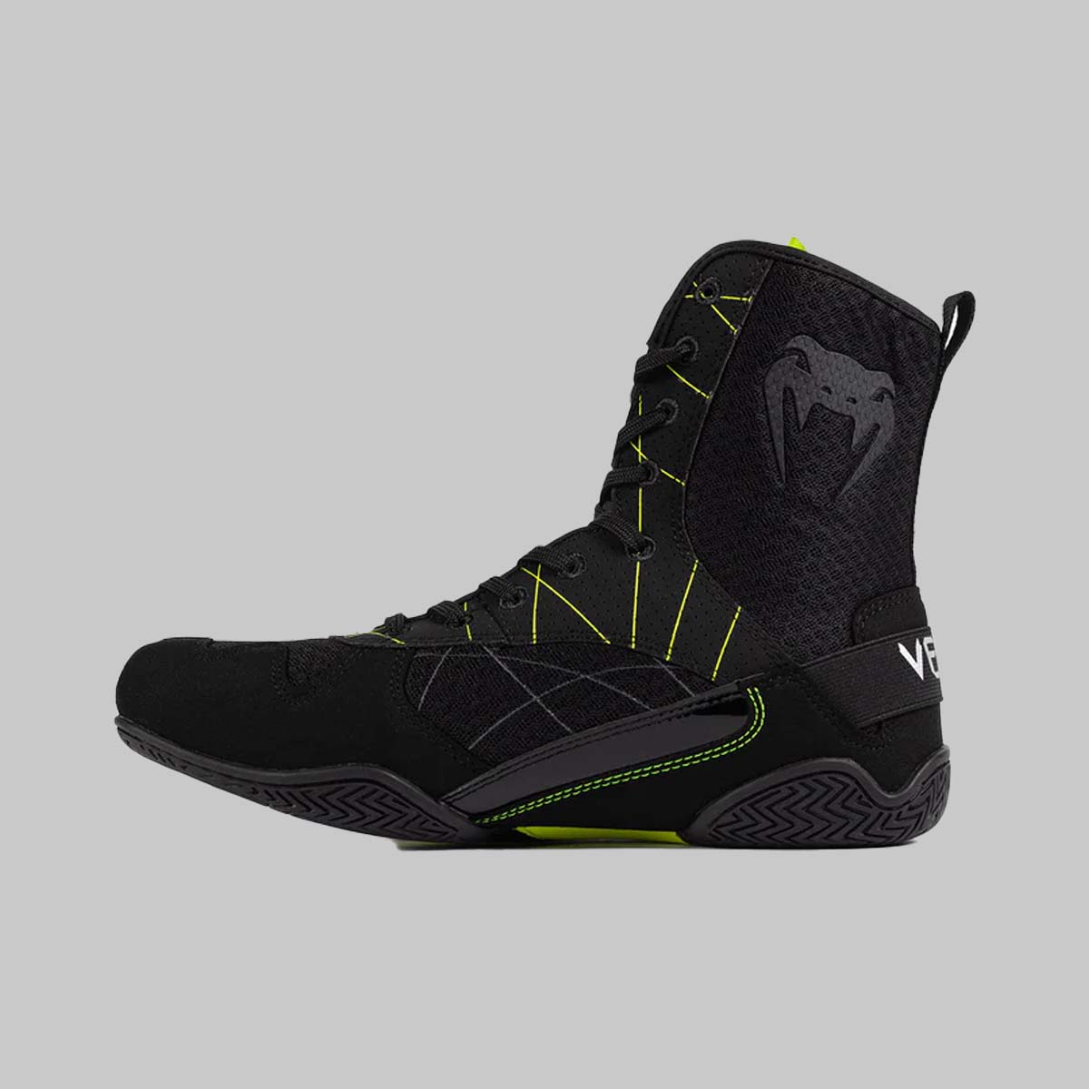 Venum Training Camp 4.0 Boxing Shoes Black/Neo Green from