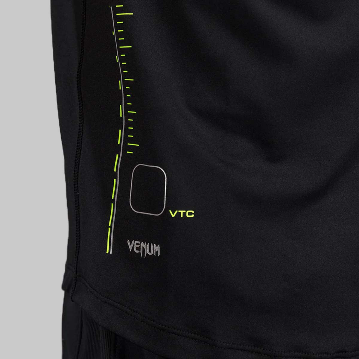 Venum Training Camp 4.0 Dry Tech T-Shirt Black/Neo Green