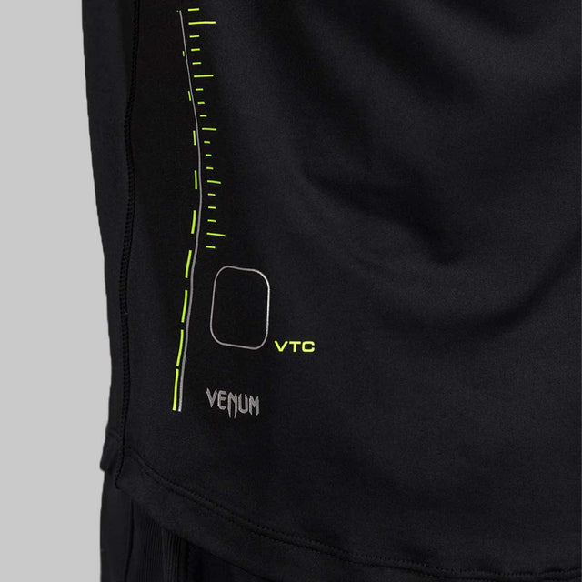 Venum Training Camp 4.0 Dry Tech T-Shirt Black/Neo Green