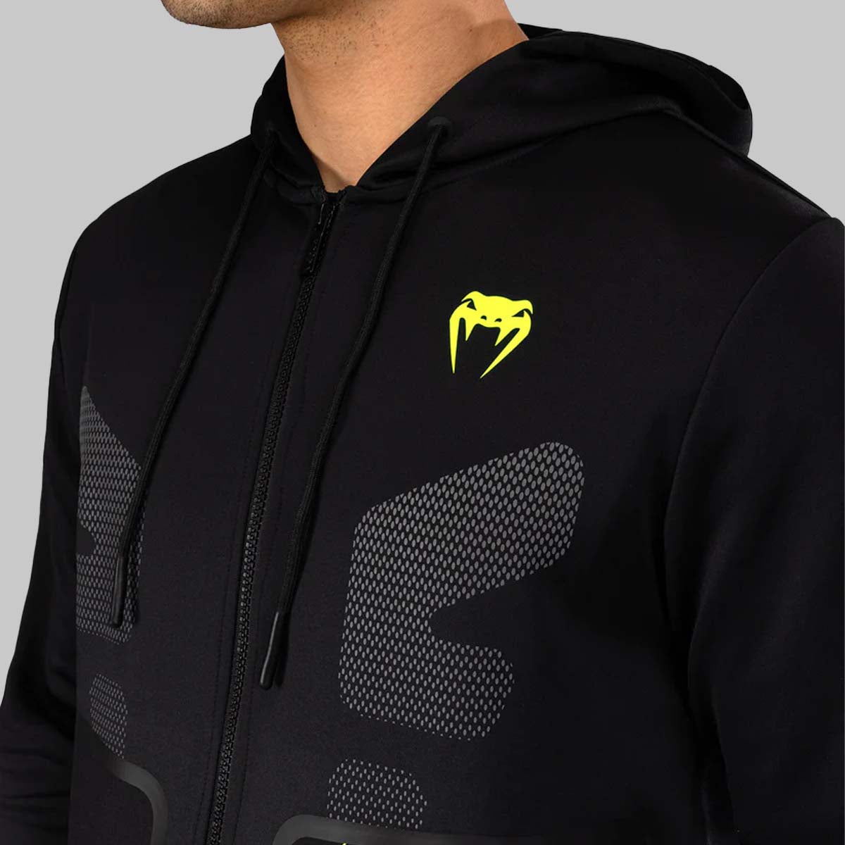 Venum Training Camp 4.0 Hoodie Black/Neo Green