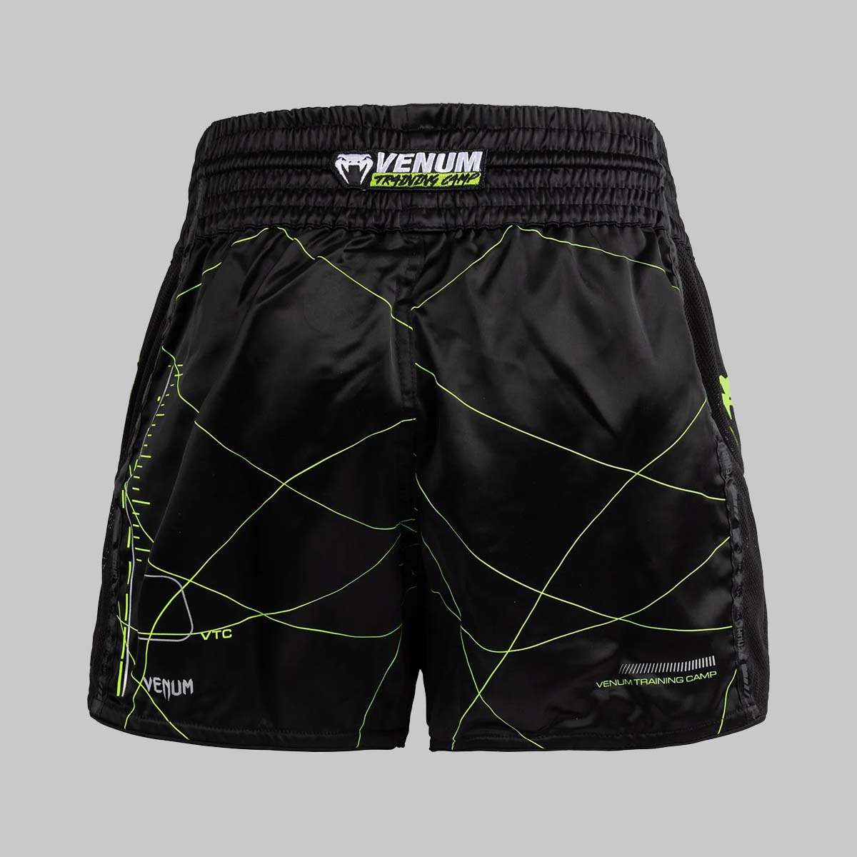 Venum Trainingslager 4.0 Muay Thai Shorts schwarz/neogrün