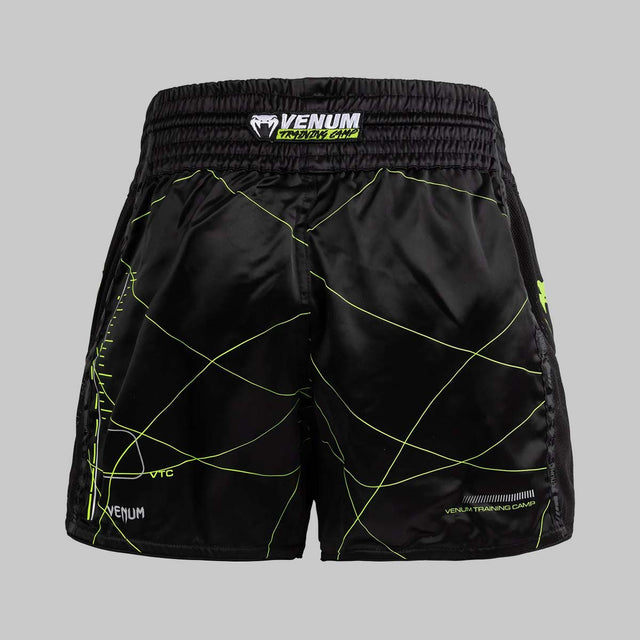 Venum Training Camp 4.0 Muay Thai Shorts Black/Neo Green